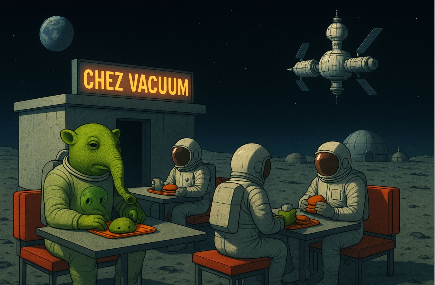 The fine dine Chez Vacuum