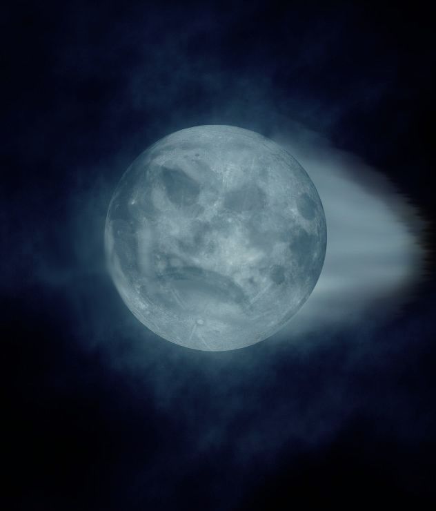 angry moon
