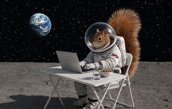 Repixel-moonsquirrel in a space suit